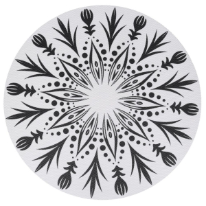 Mata dekoracyjna BOHEMIA biała RAVI